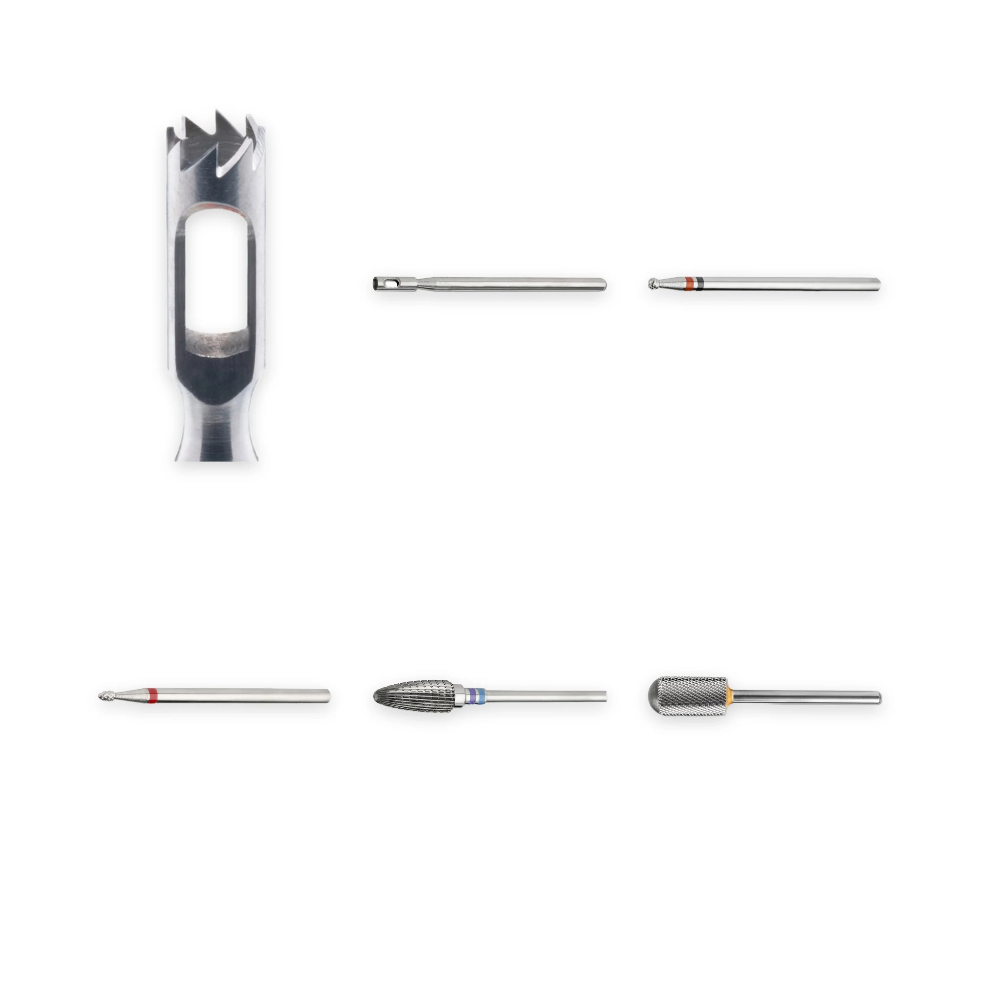 Celniv Sets — Diamantfräser 6er-Set: Kugel, Walze, Kegel, Spitze 3