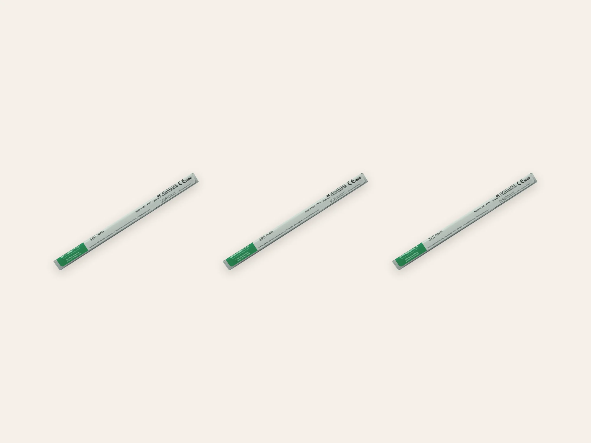 Celniv Ortho — NiTi Korrekturbügel Set 3 Stück + Applikator