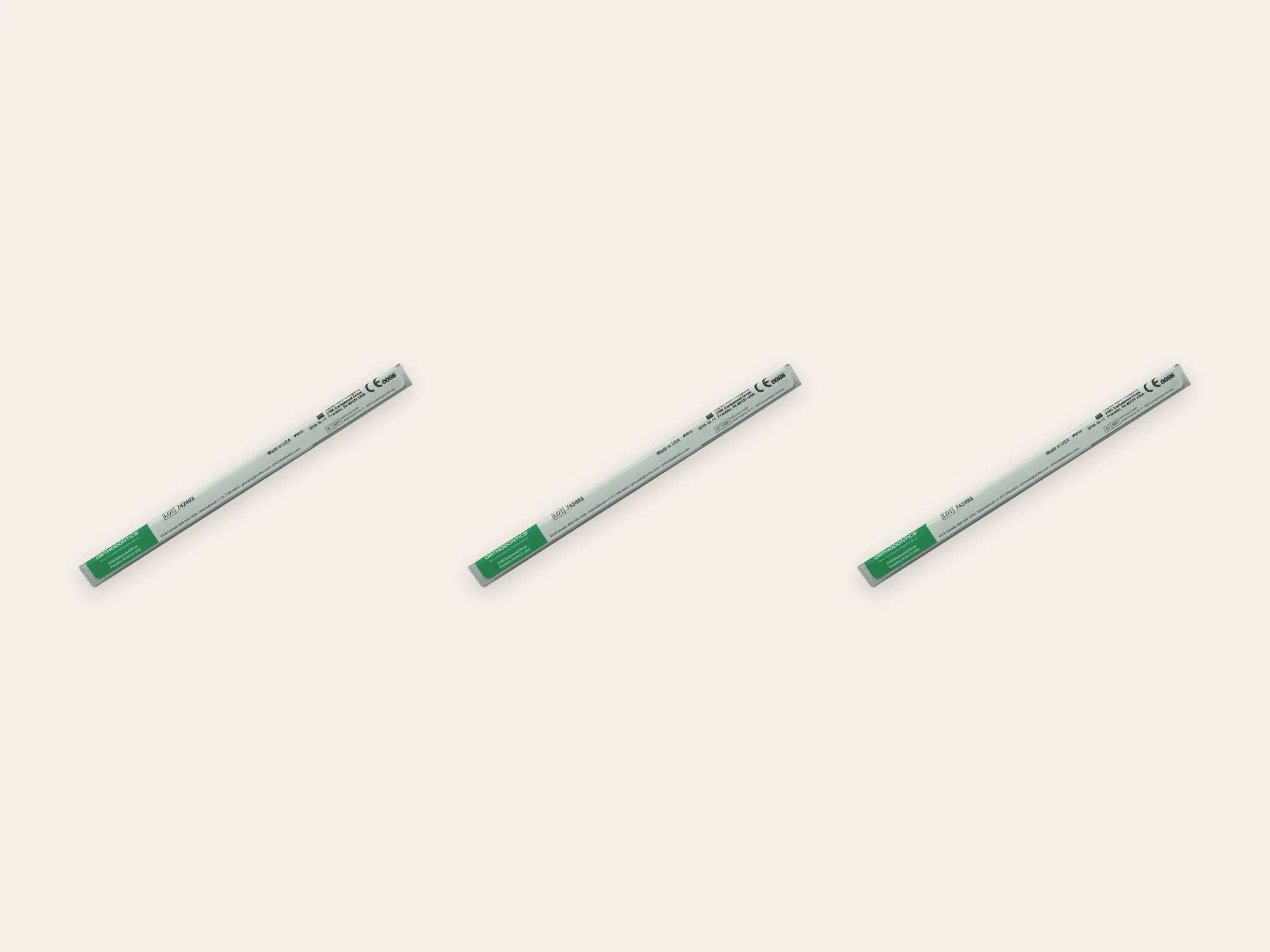Celniv Ortho — NiTi Korrekturbügel Set 3 Stück + Applikator