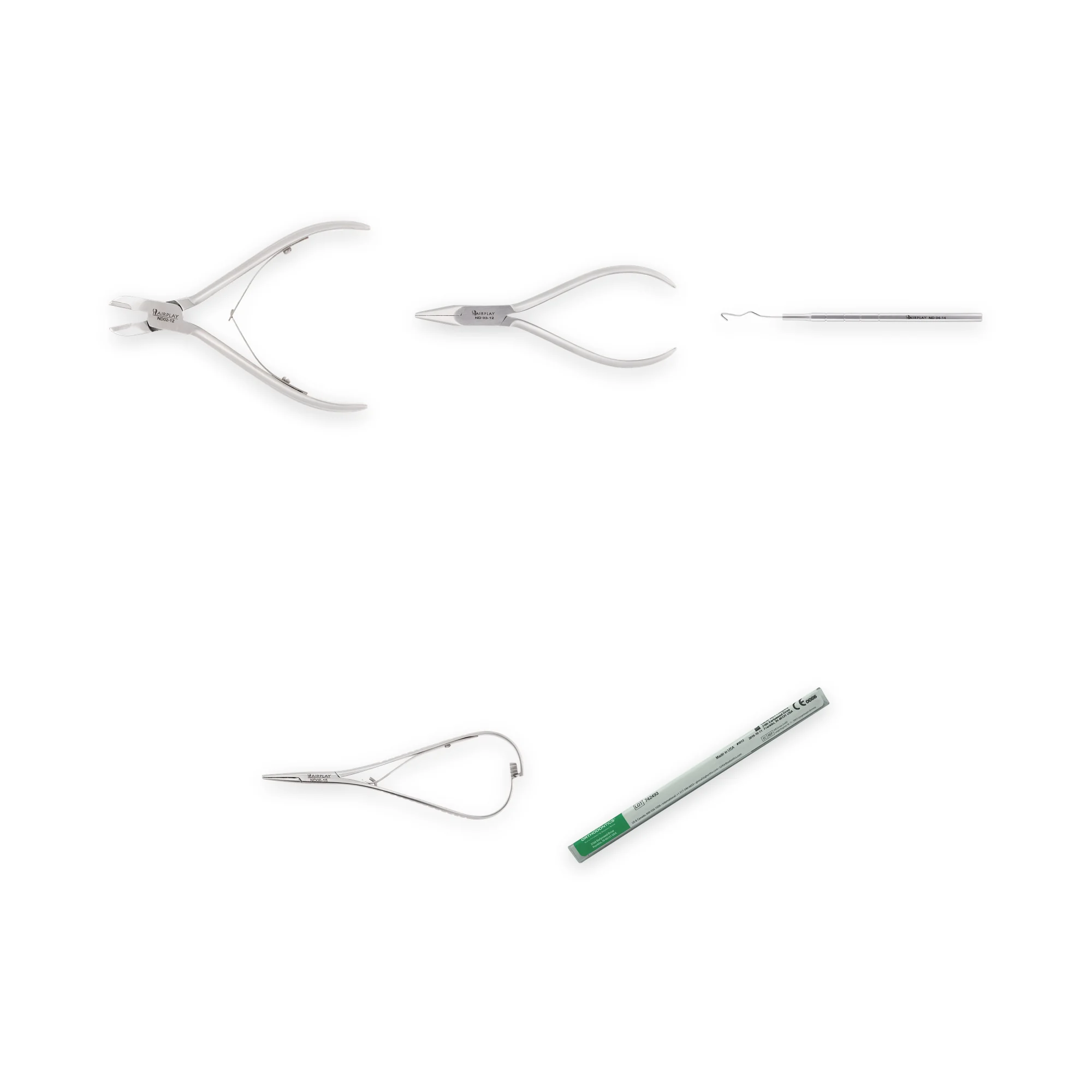 Celniv Sets — Orthonyxie Starter-Set: Zangen ND + NiTi-Draht 3
